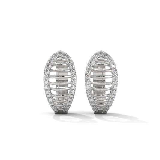 Silver Minimalist Hoop Earrings For Women