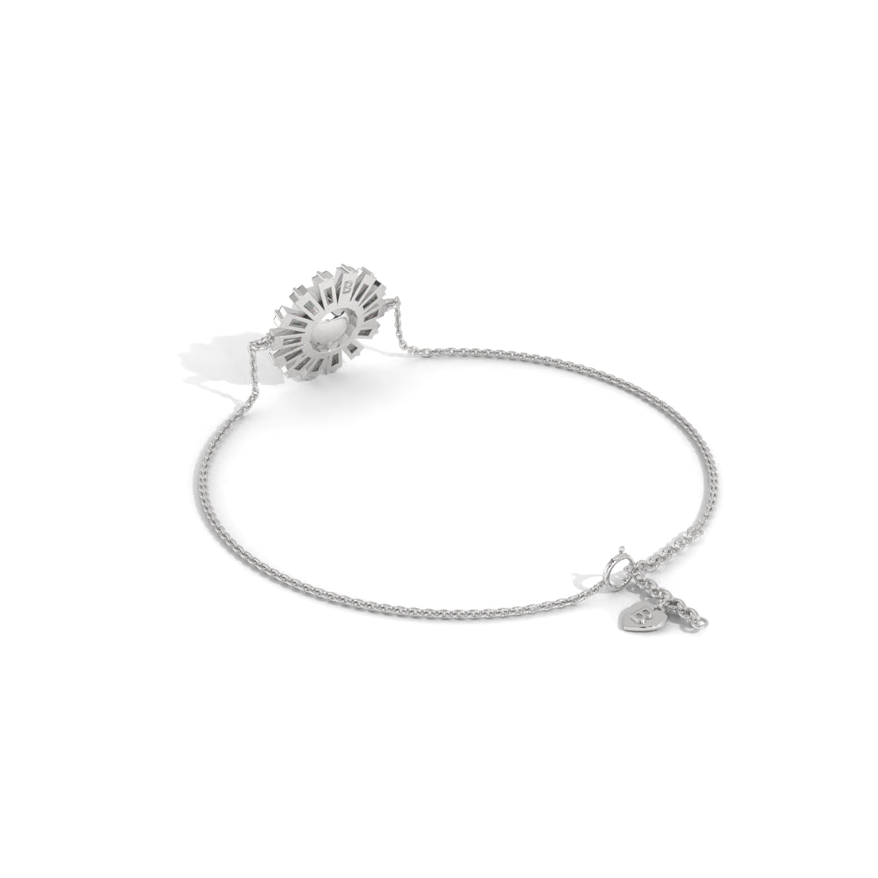Twinkling Clover Pearl Silver Bracelet
