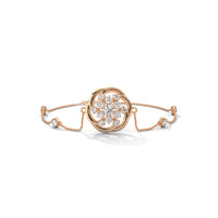 Floral 925 Sterling Silver Bracelet