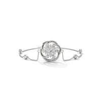 Floral 925 Sterling Silver Bracelet
