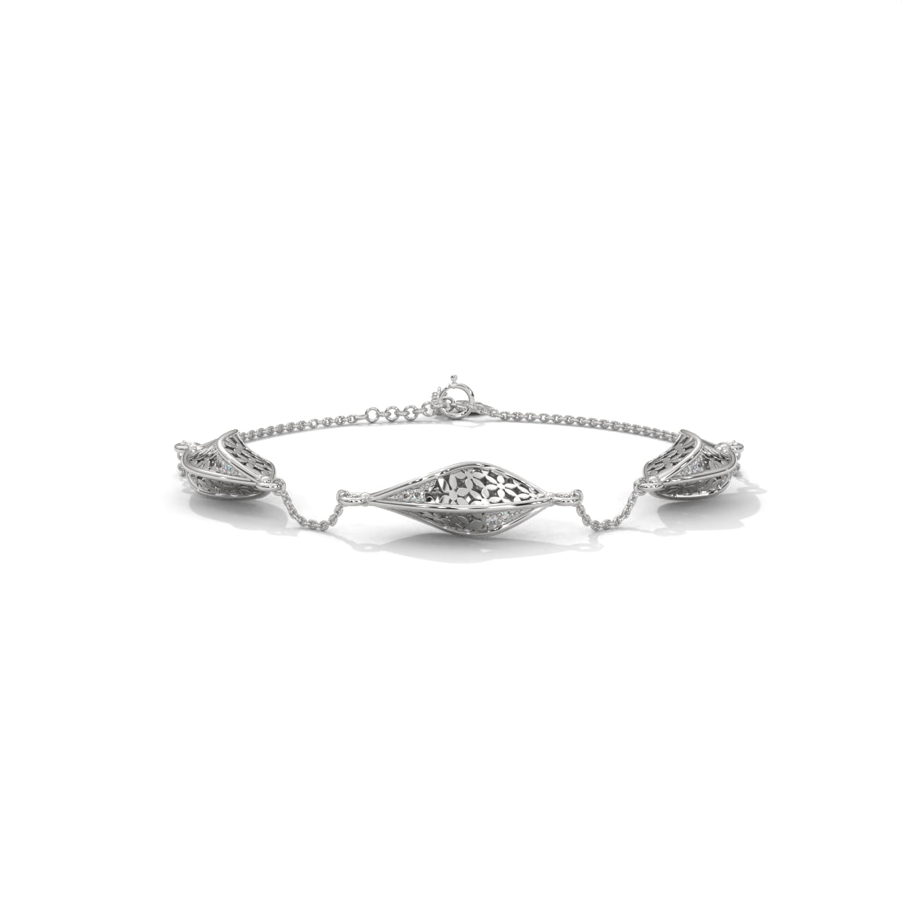 Trinity 925 Sterling Silver Bracelet