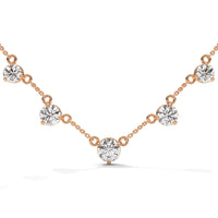 Silver Plated Cubic Zirconia Silver Nacklace