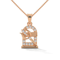 Sterling Silver Shiv Trishul & Lingam Pendant
