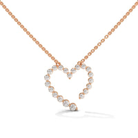 Diamond Heart 925 Sterling Silver Nacklace