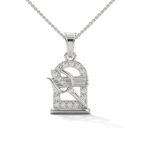 Sterling Silver Shiv Trishul & Lingam Pendant