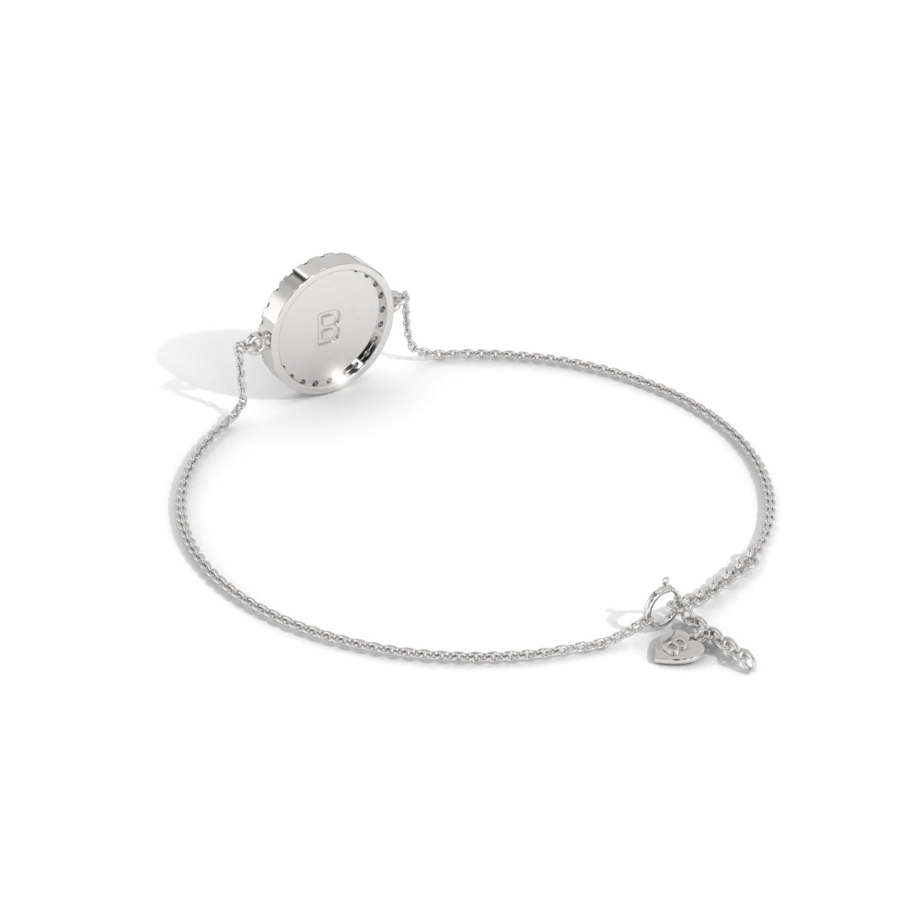Attractive Butterfly Silver Bracelet With Diamond