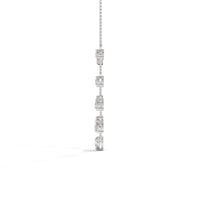 Silver Plated Cubic Zirconia Silver Nacklace