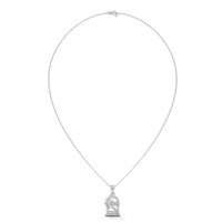 Sterling Silver Shiv Trishul & Lingam Pendant