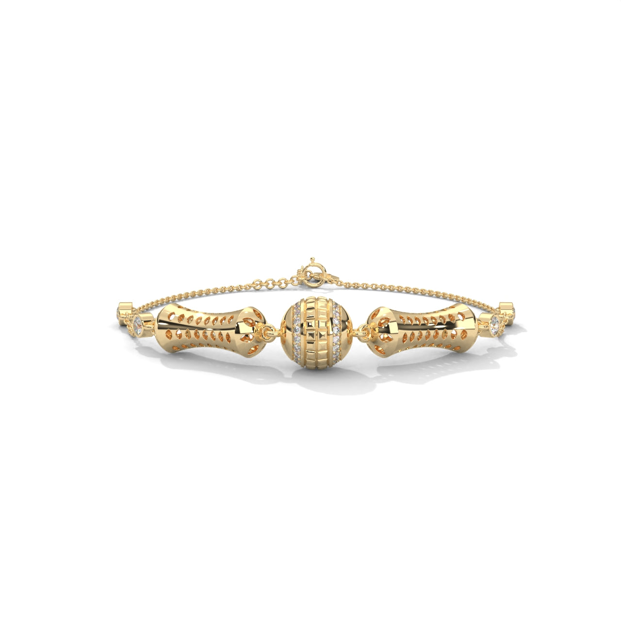 Unique Ball Silver Bracelet