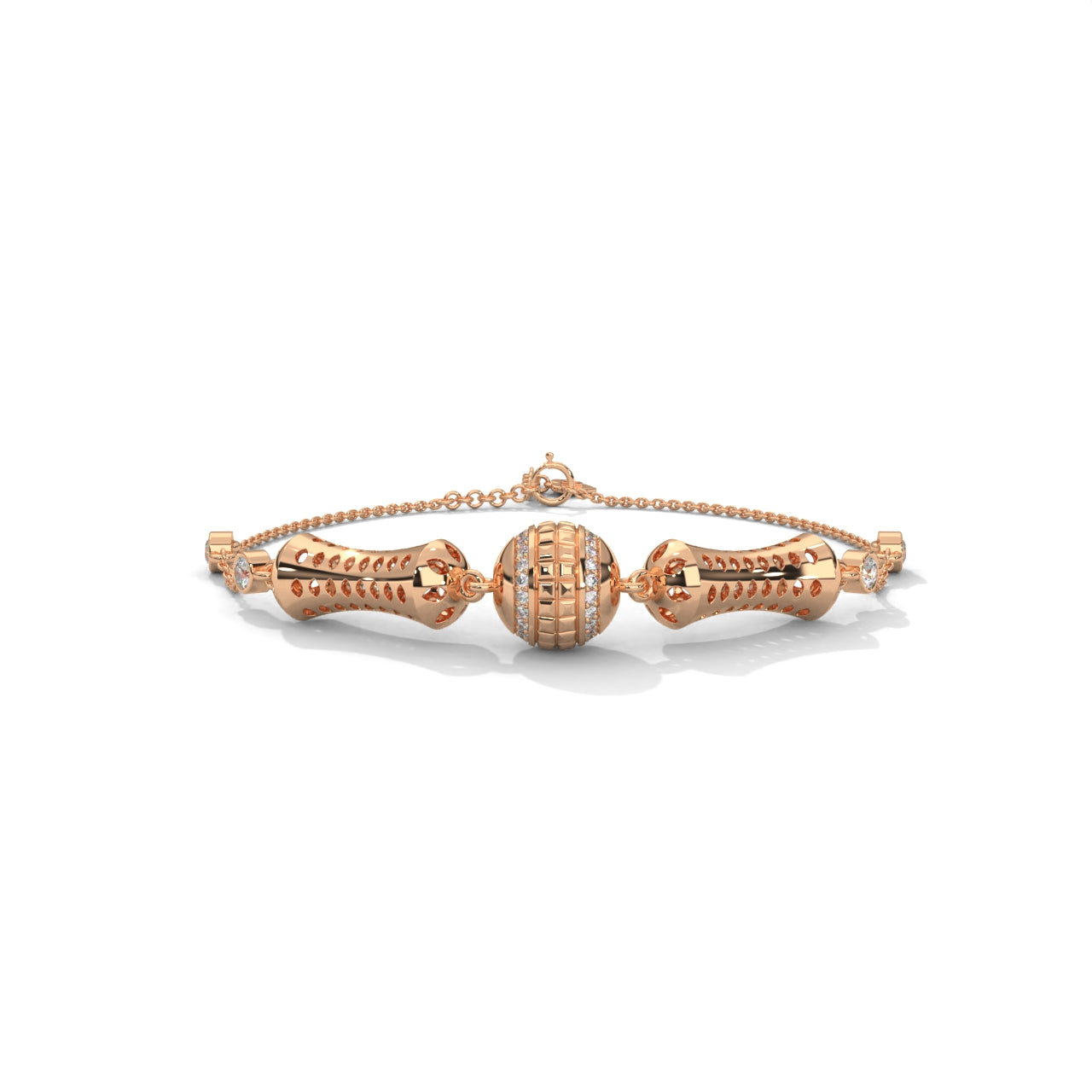 Unique Ball Silver Bracelet