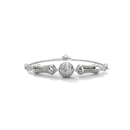 Unique Ball Silver Bracelet