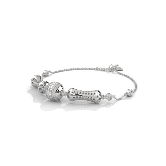 Unique Ball Silver Bracelet