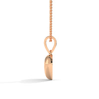 Love Dazzling Heart Silver Necklace