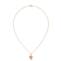 Love Dazzling Heart Silver Necklace