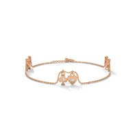 Heart Charm Silver Bracelet