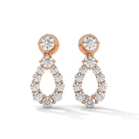 Stylish Teardrop Silver Earrings