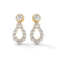 Stylish Teardrop Silver Earrings