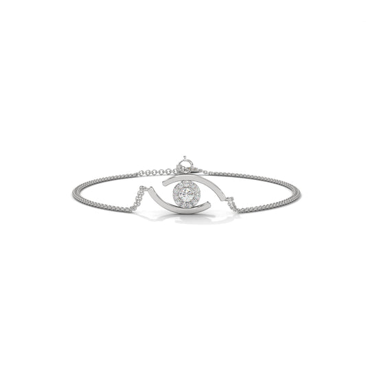 Evil Eye Silver Bracelet For Women