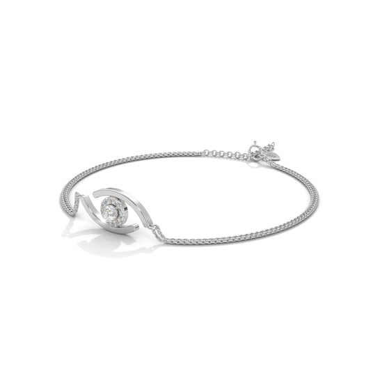 Evil Eye Silver Bracelet For Women