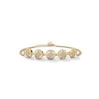 Magnificent Silver Diamond Tennis Bracelet