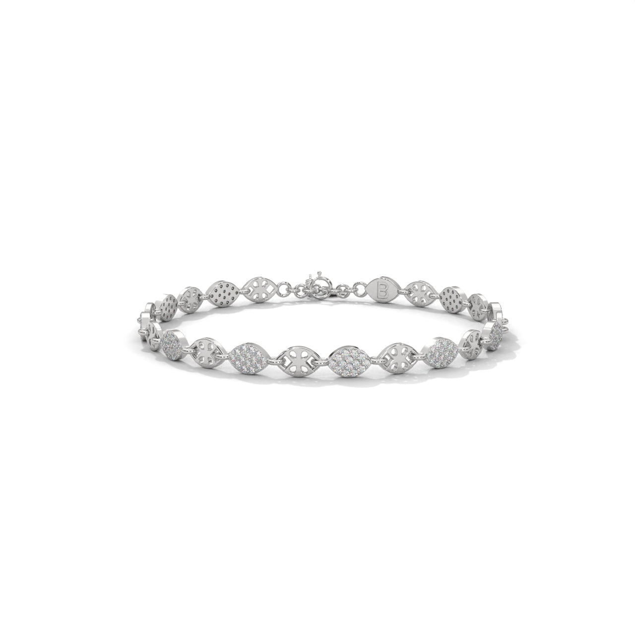 Fancy Fully Design Silver Bracelet