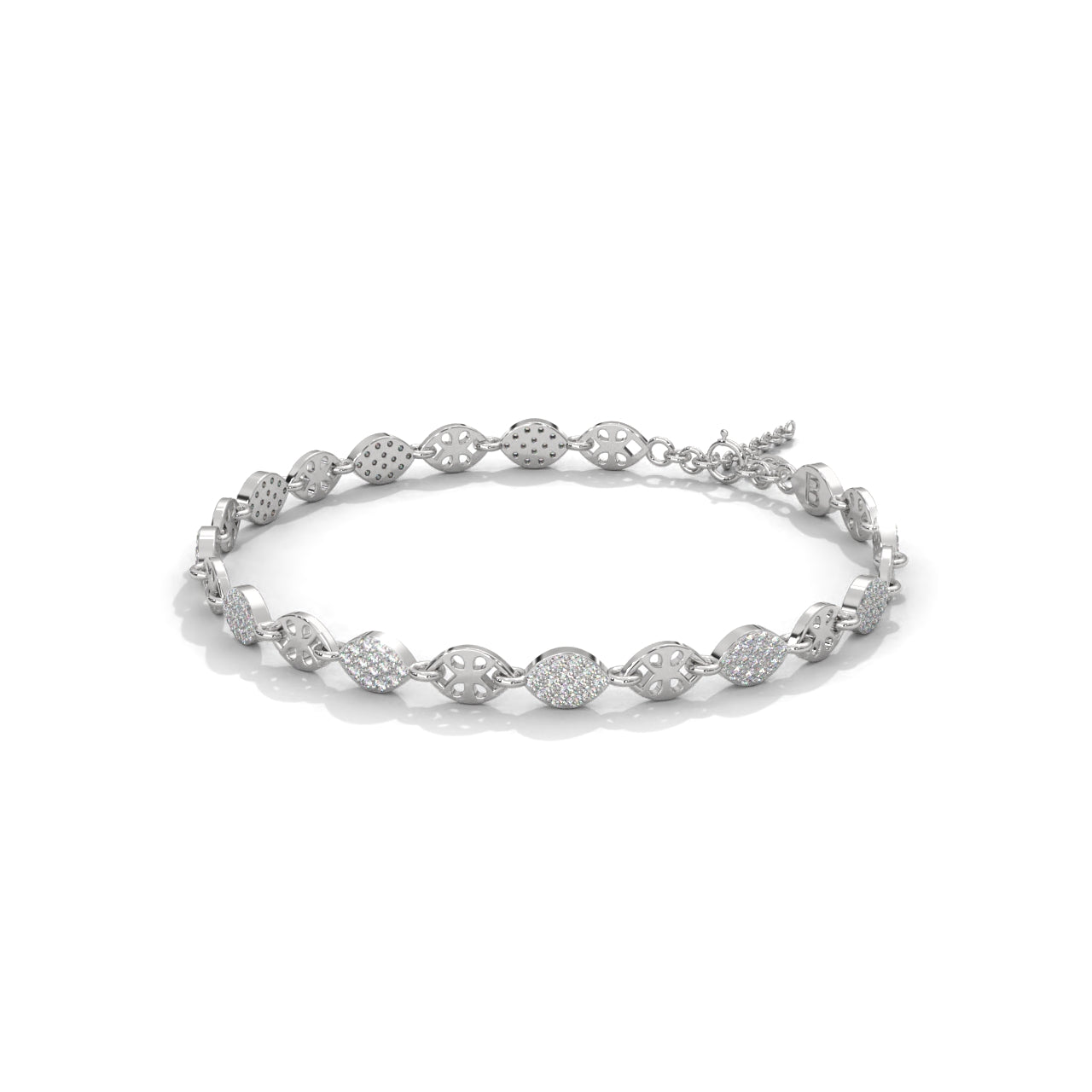 Fancy Fully Design Silver Bracelet