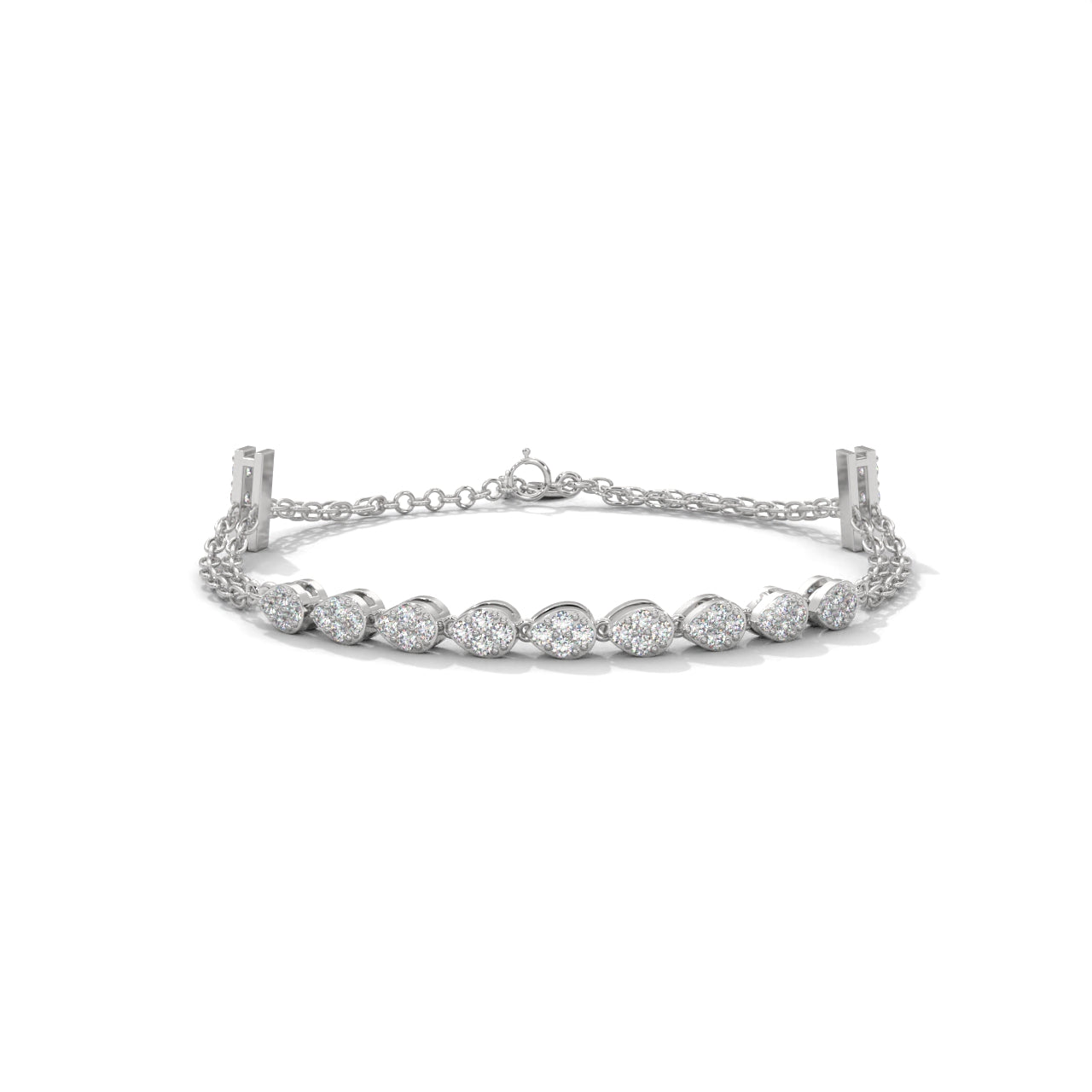 Attractive Charm Silver Bracelet For Women