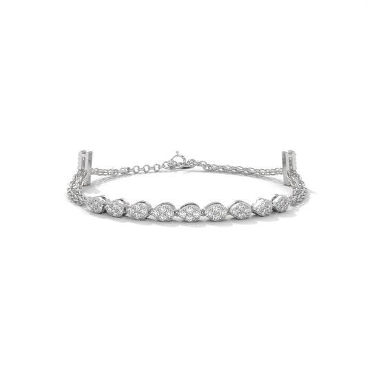 Attractive Charm Silver Bracelet For Women