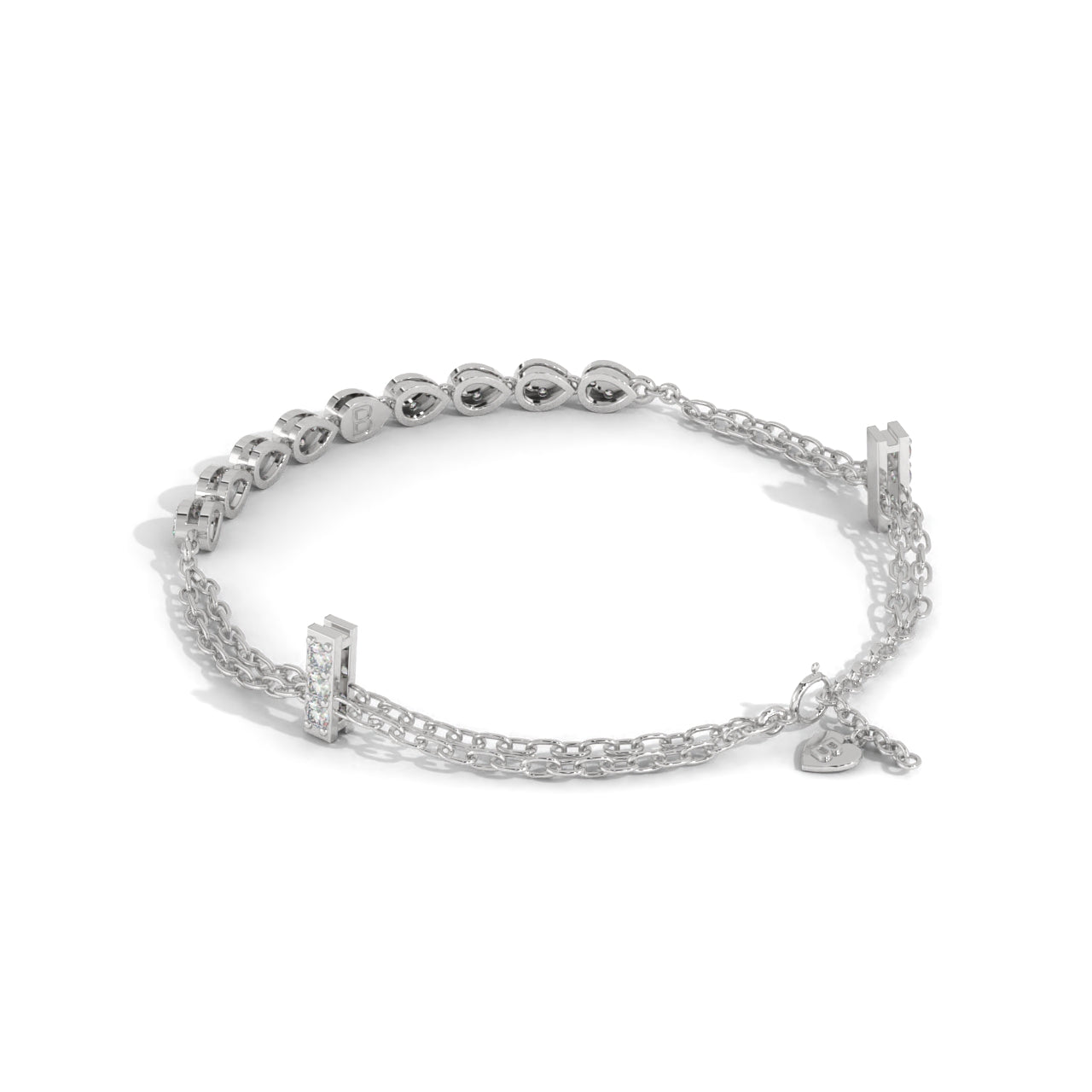 Attractive Charm Silver Bracelet For Women