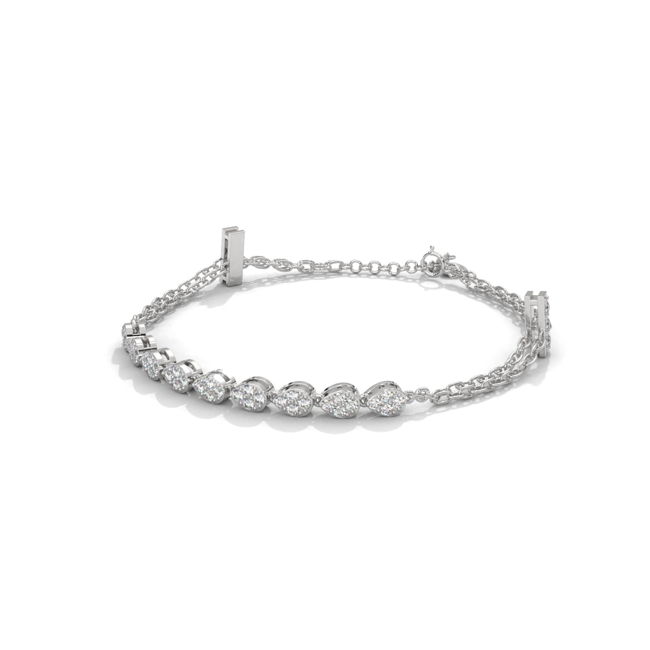 Attractive Charm Silver Bracelet For Women
