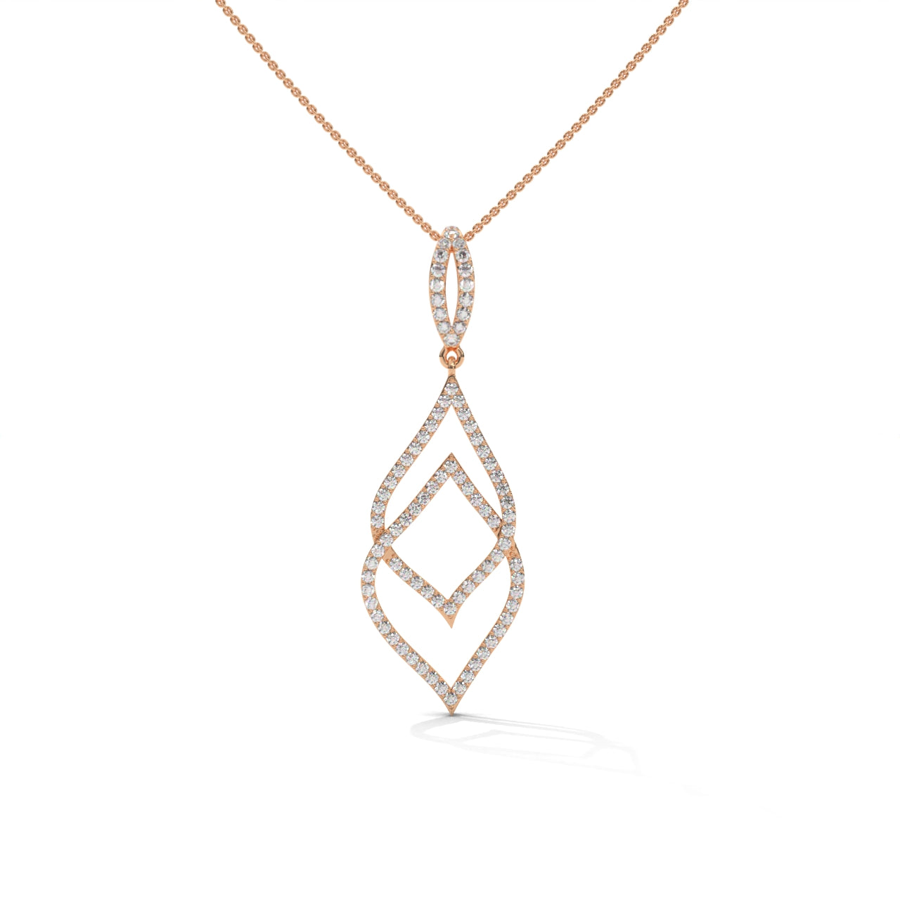 Minimalist Twisted Silver Chain Necklace For Daily Wear