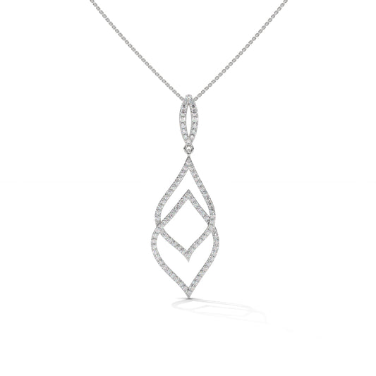 Minimalist Twisted Silver Chain Necklace For Daily Wear