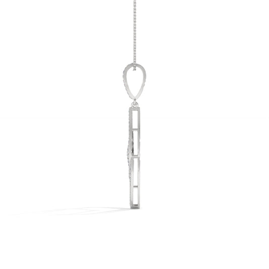 Minimalist Twisted Silver Chain Necklace For Daily Wear