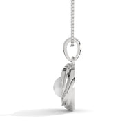 Pearl Twist Silver Necklace