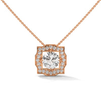 Personalized Engraving Silver Necklace For Women