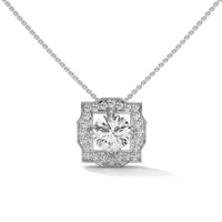 Personalized Engraving Silver Necklace For Women