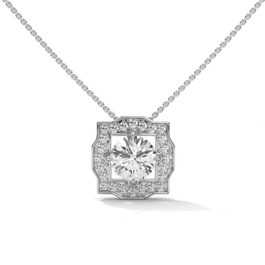 Personalized Engraving Silver Necklace For Women