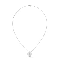 Delicate Flower Silver Necklace