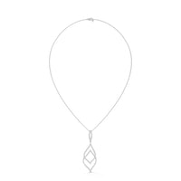 Minimalist Twisted Silver Chain Necklace For Daily Wear