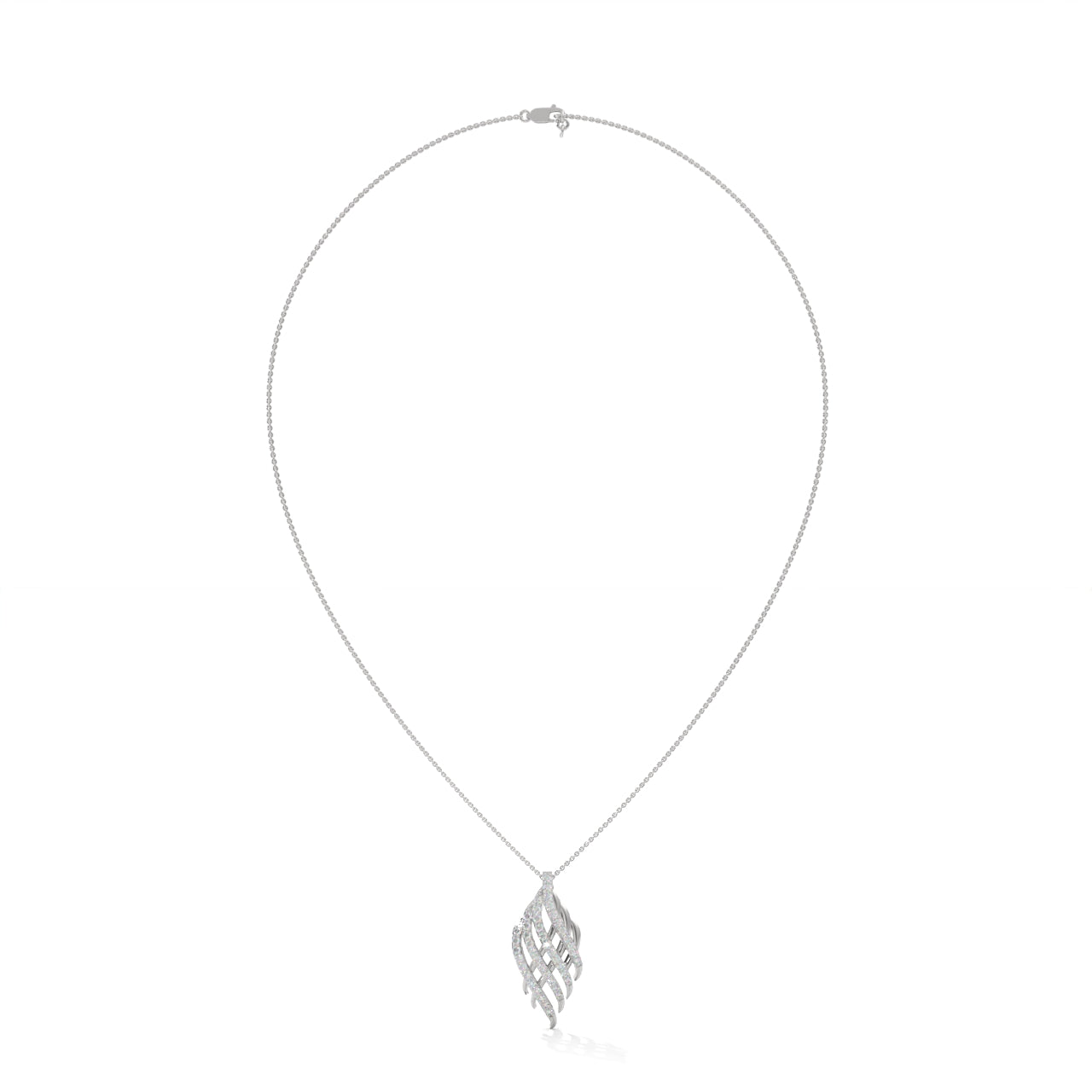 Leafy 925 Sterling Silver Necklace For Women