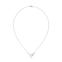 Minimalist 925 Sterling Silver Triangles Necklace