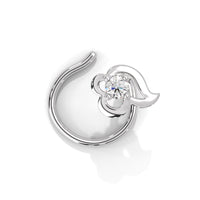 Tiny Floral Silver Nose Pin