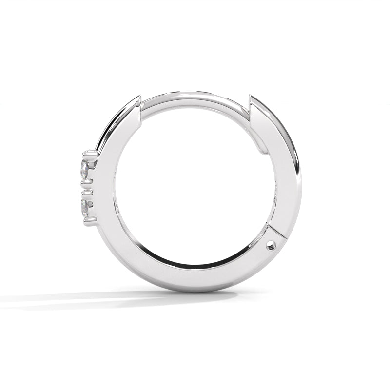 Dazzle Hoop Style Daily Were Silver Nose Ring