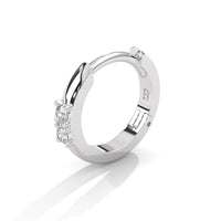 Dazzle Hoop Style Daily Were Silver Nose Ring