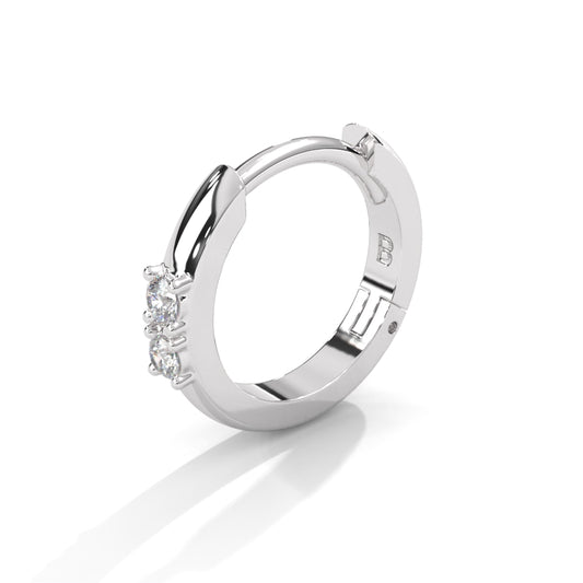 Dazzle Hoop Style Daily Were Silver Nose Ring