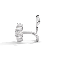 Minimalist Gemstone Silver Nose Pin For Women