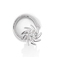 Floral Cluster Silver Nose Pin