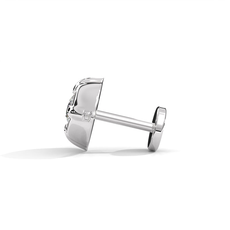 Silver Small Stud Nose Pin
