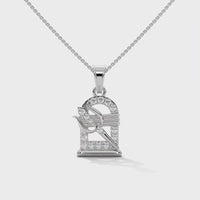 Sterling Silver Shiv Trishul & Lingam Pendant