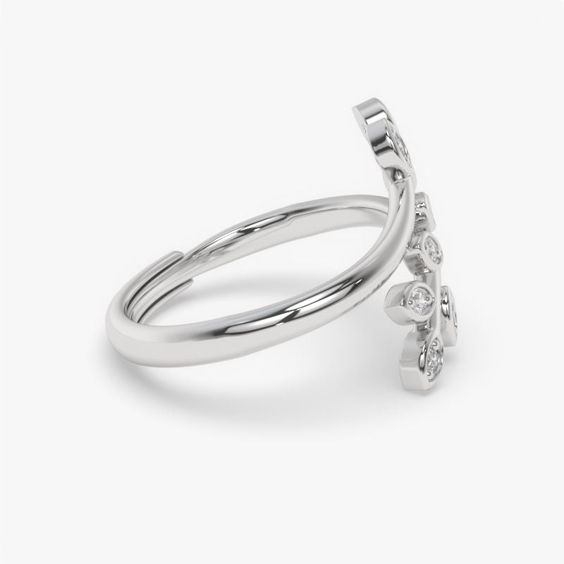 Sterling Silver Celestique Adjustable Ring